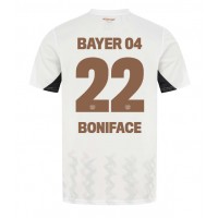 Camisa de Futebol Bayer Leverkusen Victor Boniface #22 Equipamento Secundário 2024-25 Manga Curta